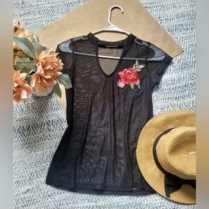 Mesh Black Top